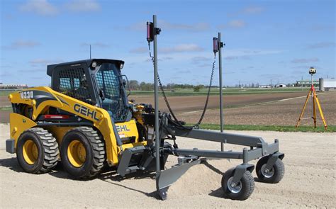 skid steer laser grader for sale|skid steer grade control.